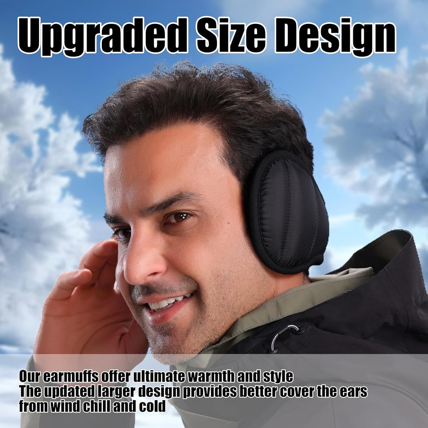 Stylish Adjustable Winter Earmuffs – ARCOLA
