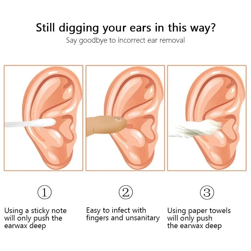 Spiral Stainless Steel Earpick Wax Remover