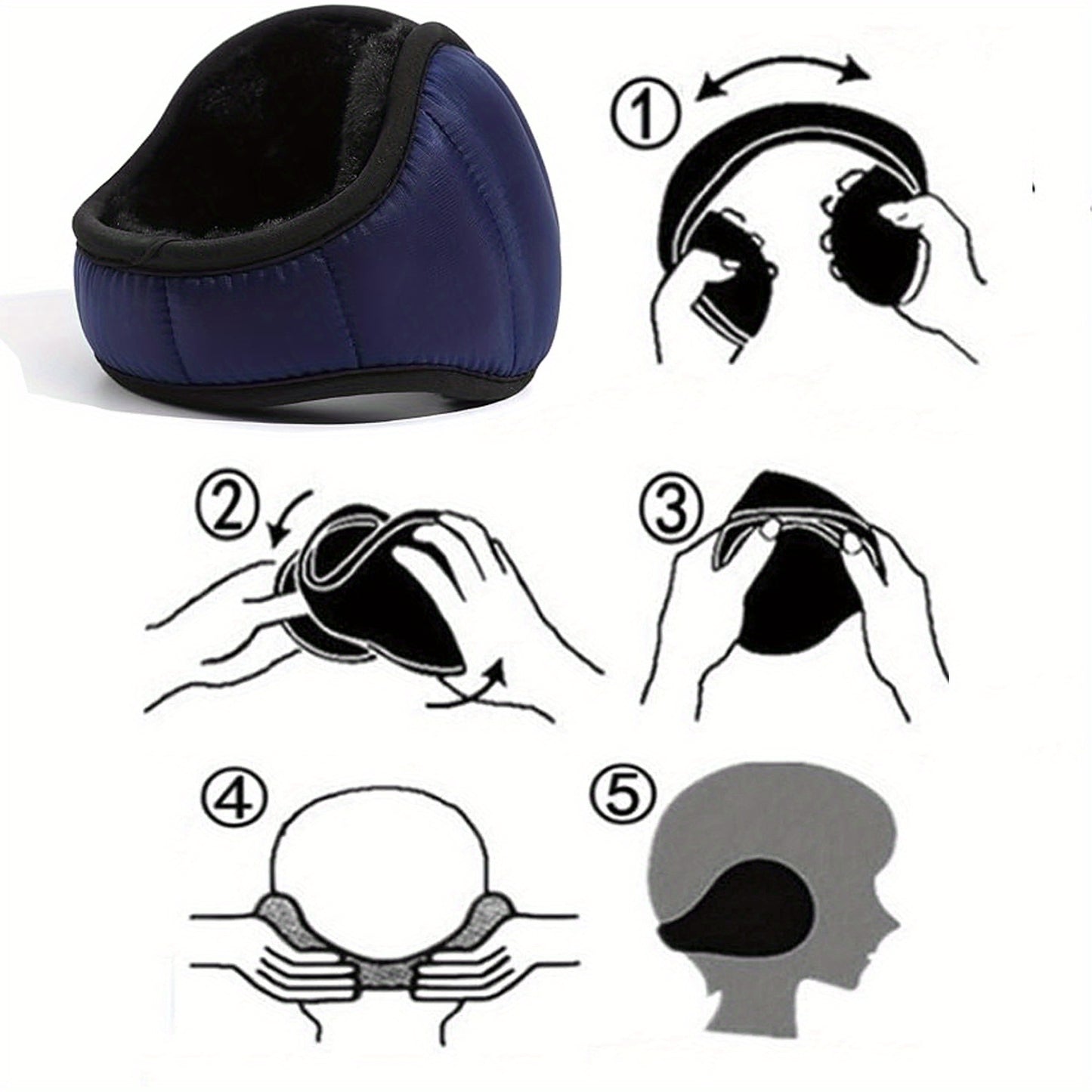 Stylish Adjustable Winter Earmuffs – ARCOLA