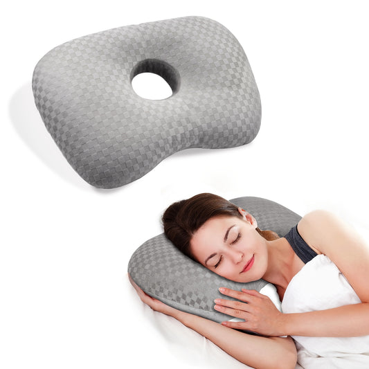 Adjustable Ear Protection Pillow for Side Sleepers
