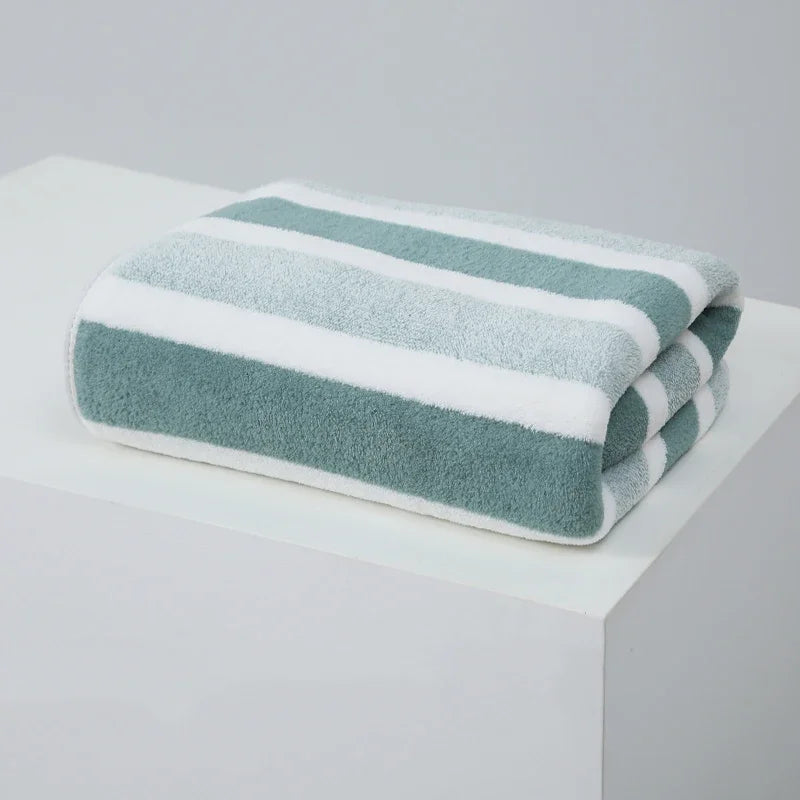 Soft Striped Towels for Gentle Skin