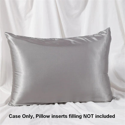 Silk Smooth Plain Pillowcase