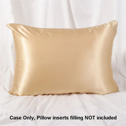 Silk Smooth Plain Pillowcase