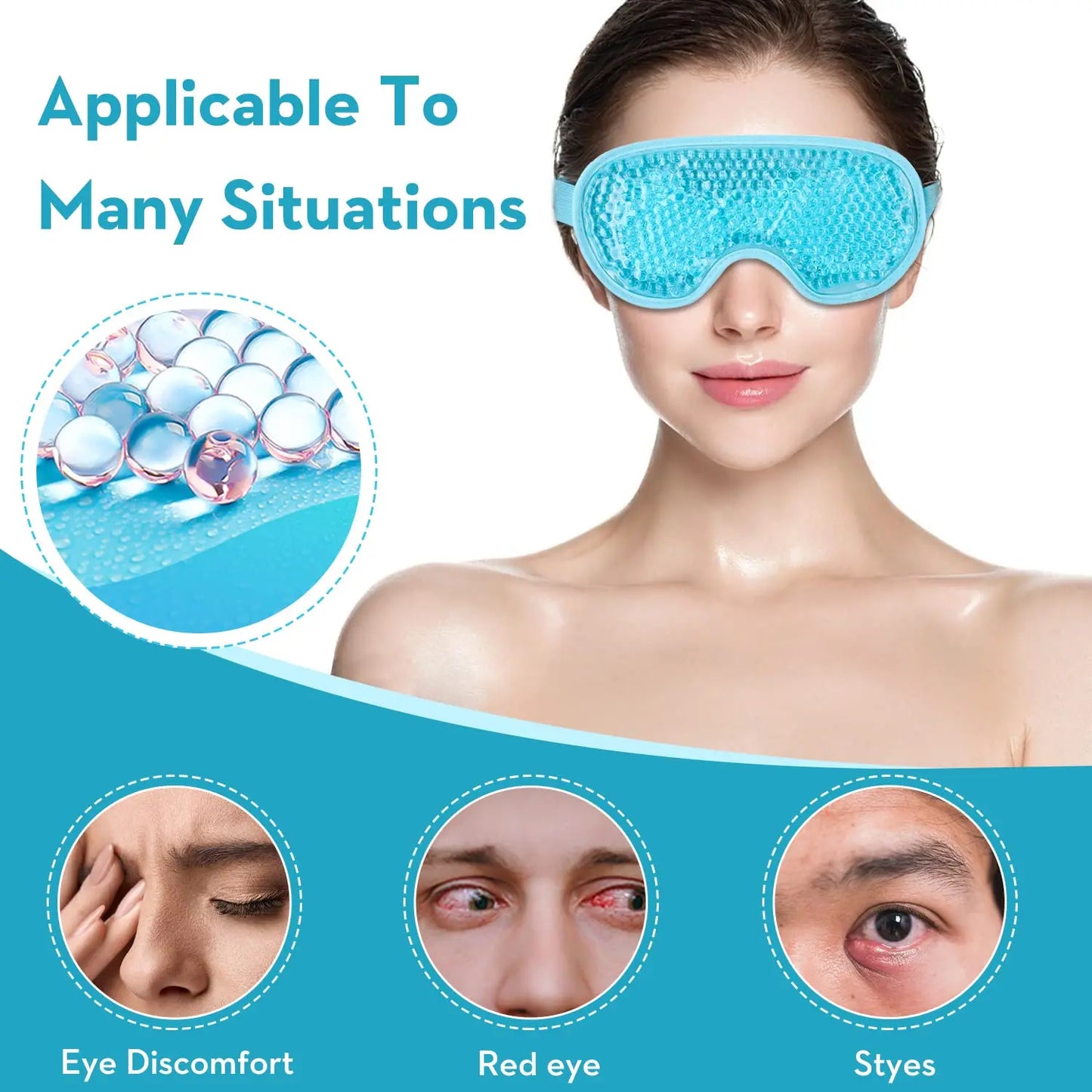 Ultra-Comfort Cooling Eye Gel Mask