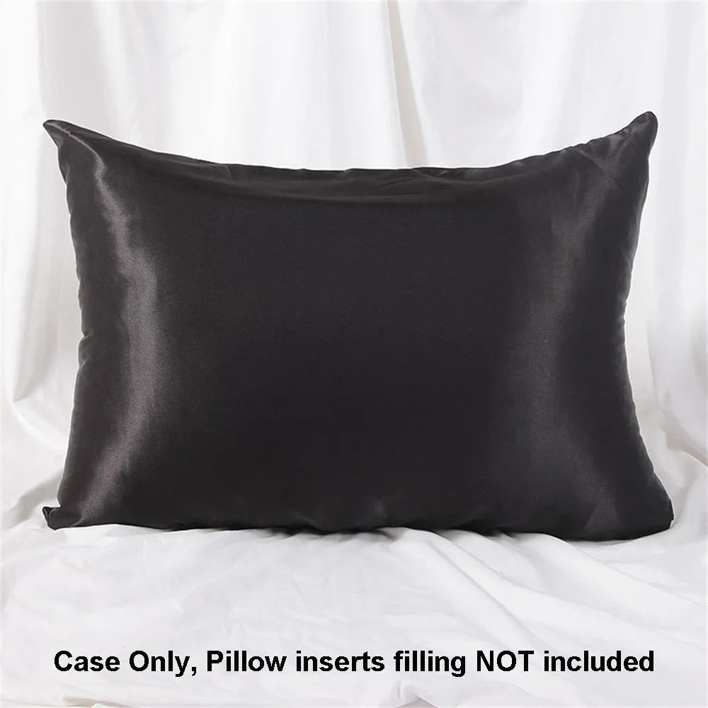 Silk Smooth Plain Pillowcase