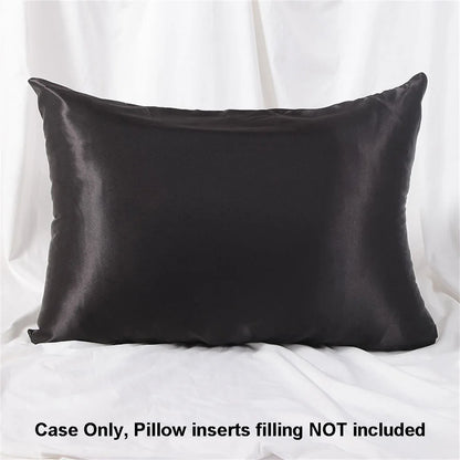 Silk Smooth Plain Pillowcase