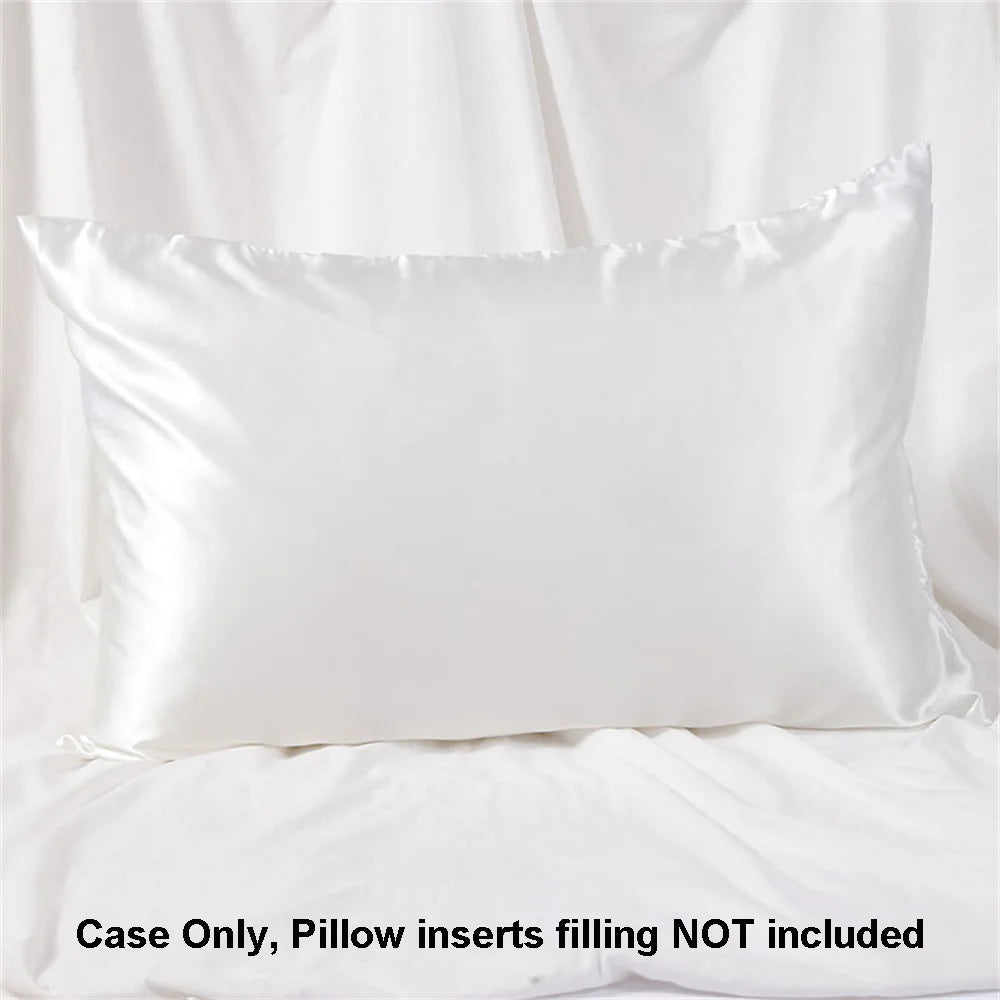 Silk Smooth Plain Pillowcase