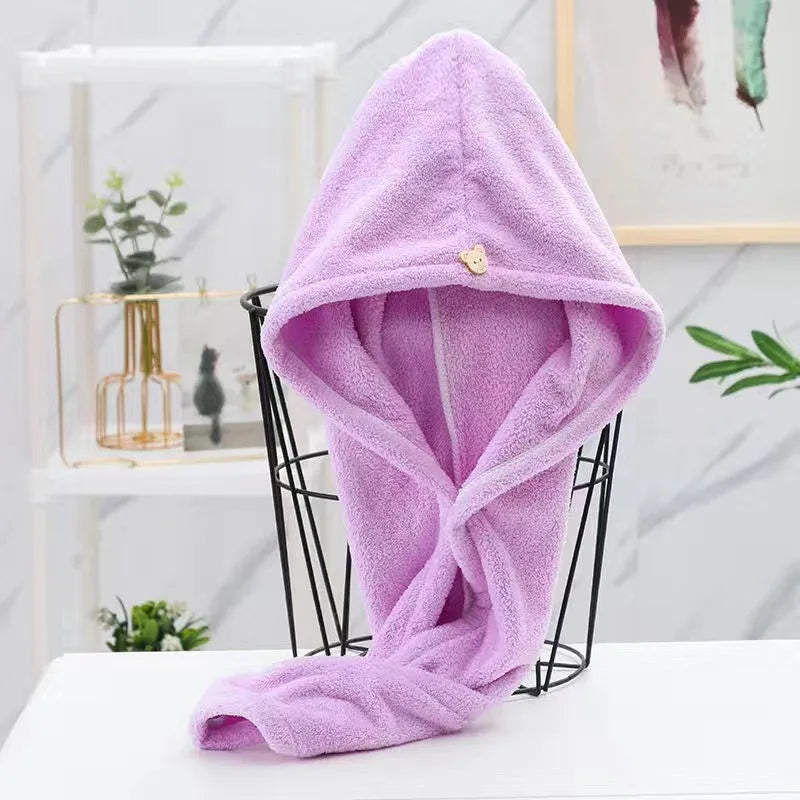 Microfiber Quick-Dry Hair Towel Turban