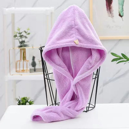 Microfiber Quick-Dry Hair Towel Turban