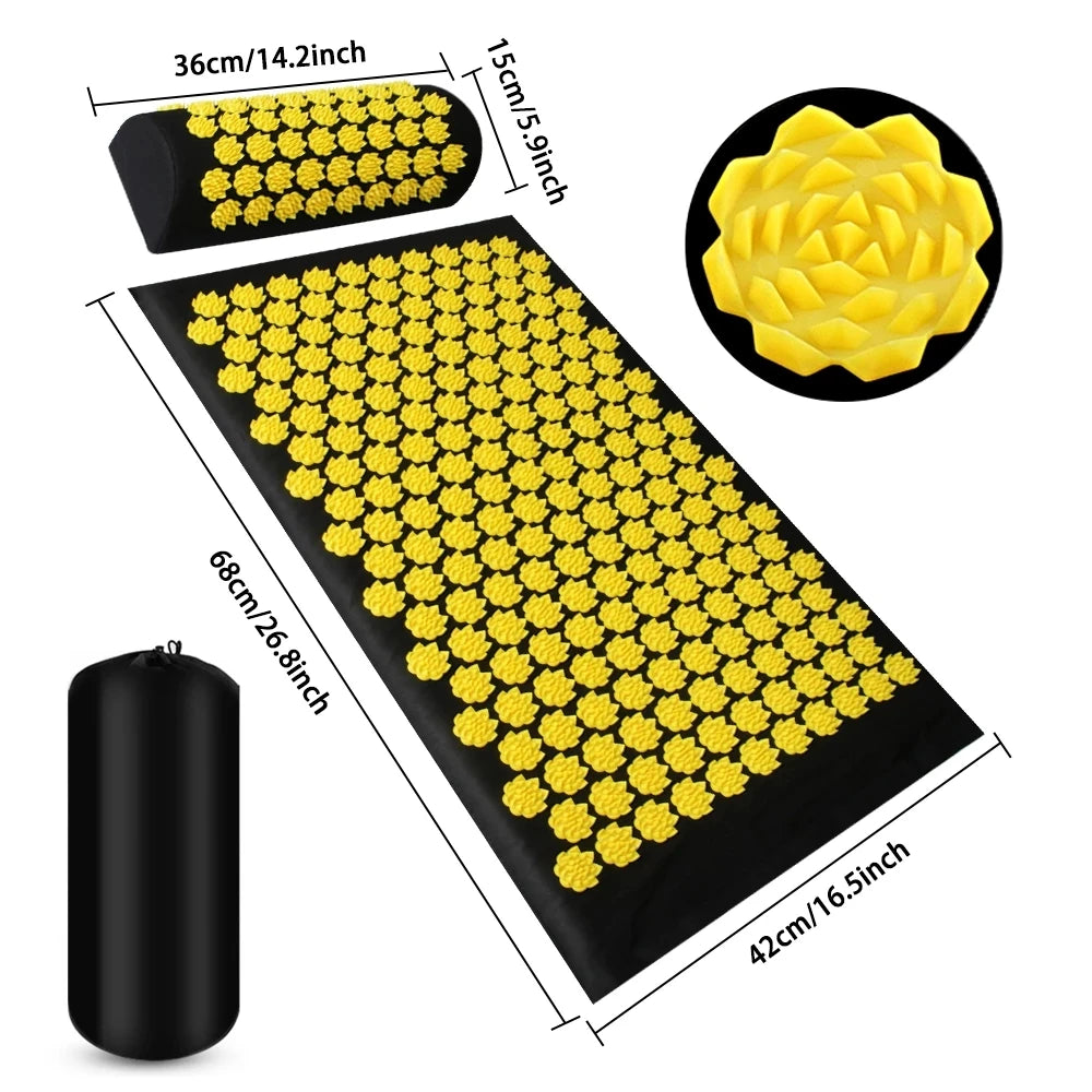 Acupressure Mat & Pillow Set