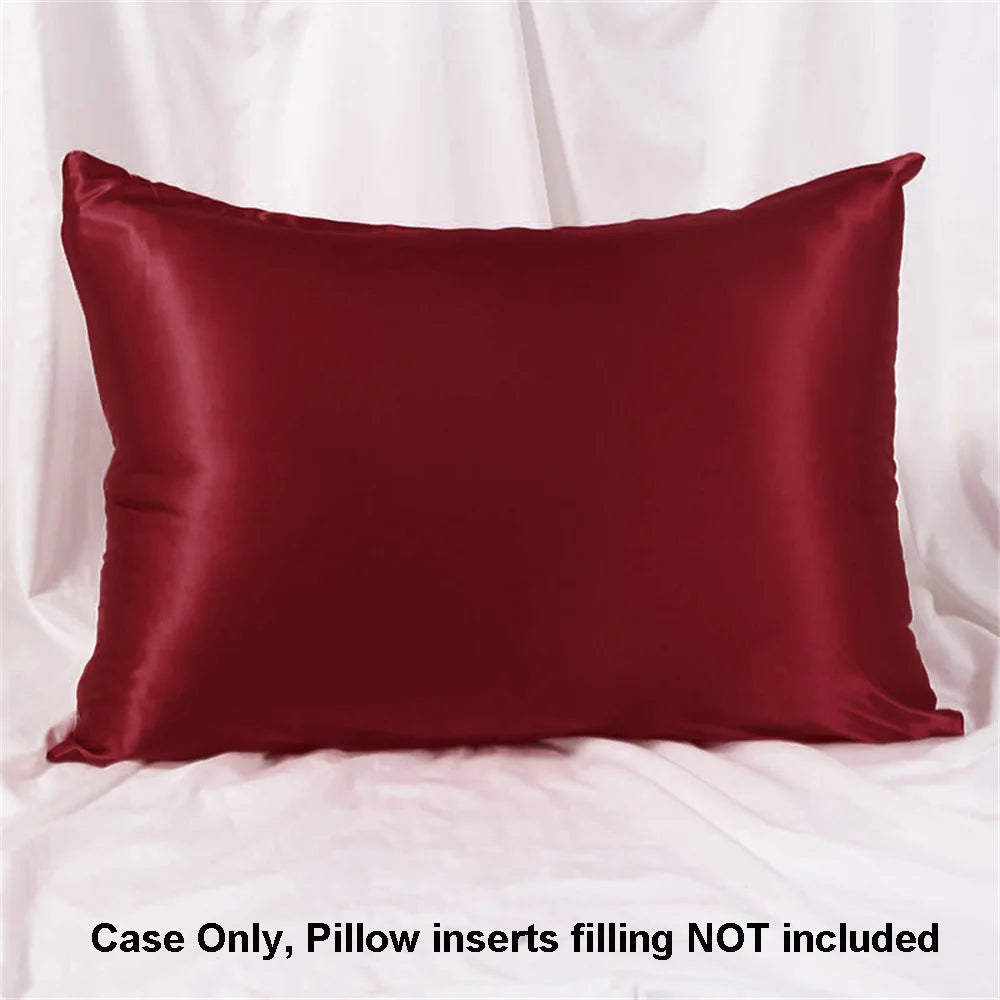 Silk Smooth Plain Pillowcase