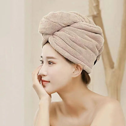 Microfiber Quick-Dry Hair Towel Turban