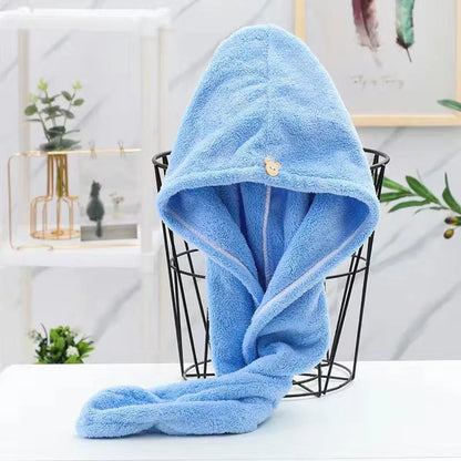 Microfiber Quick-Dry Hair Towel Turban