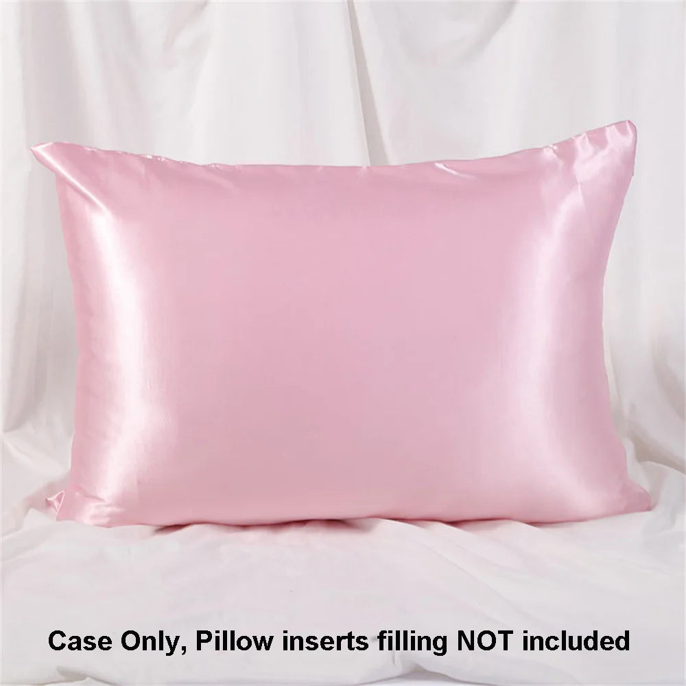 Silk Smooth Plain Pillowcase