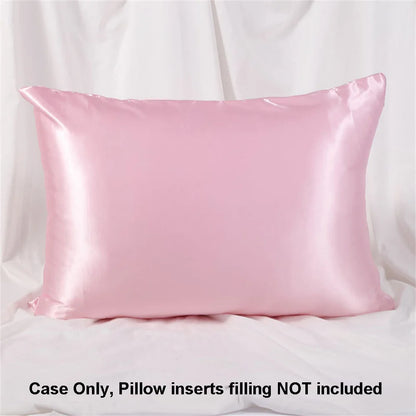 Silk Smooth Plain Pillowcase