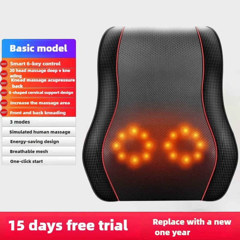 Electric Massage Neck Pillow